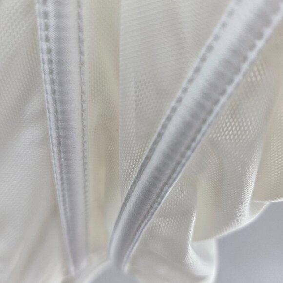 Windsor White Satin Bustier Corset Size Small - Picture 11 of 14